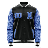 Custom Black Sky Blue Jacket Jb1717091718091818