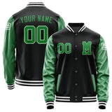 Custom Black Emerald Green Jacket