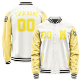 Custom White Light Yellow Jacket