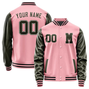 Custom Light Pink Dunkles Jacket Jb2121022117021817