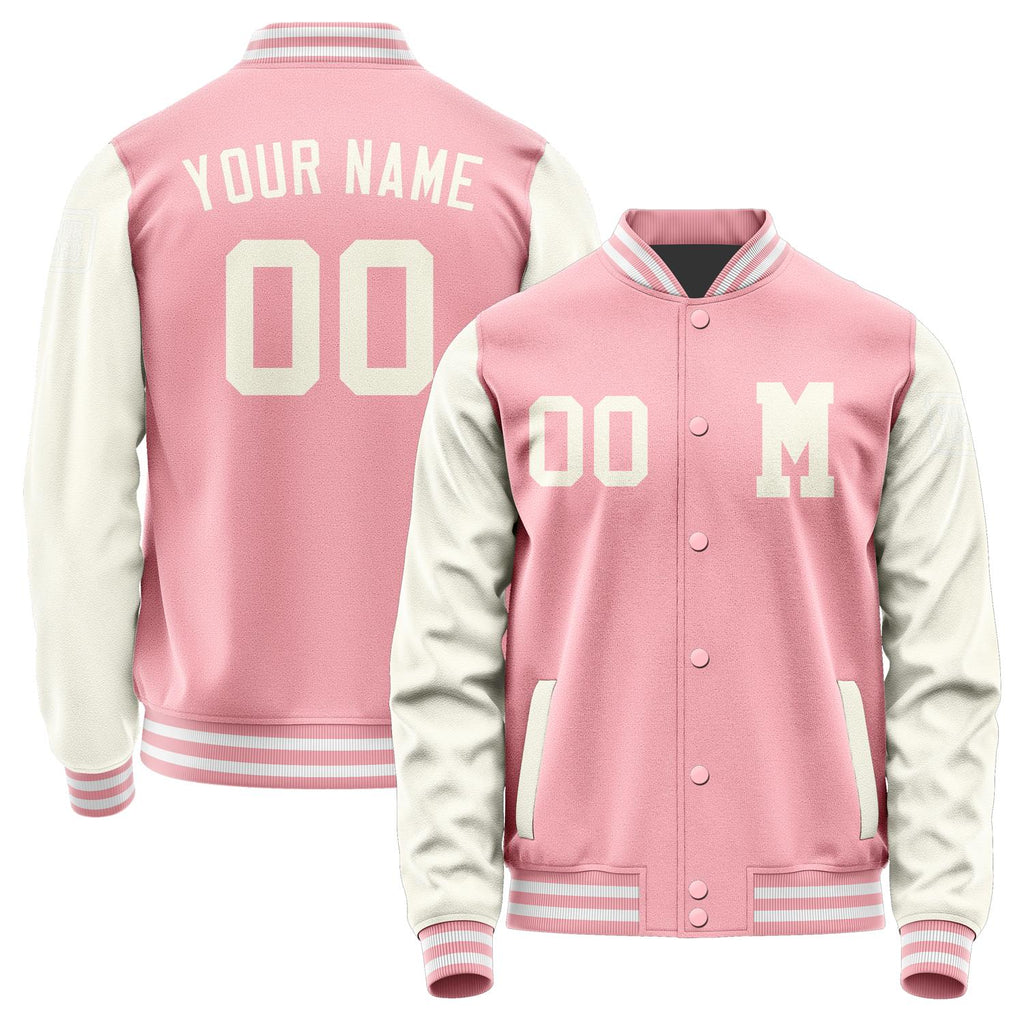 Custom Light Pink Cream Jacket Jb2121032118031818