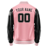 Custom Light Pink Black Jacket Jb2121172118171818
