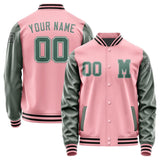 Custom Light Pink Blue Green Jacket