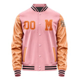 Custom Light Pink Orange Jacket Jb2121282117281817