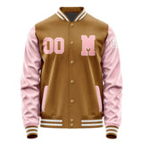 Custom Khaki Light Pink Jacket Jb2222212218211818