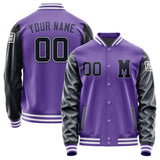 Custom Light Purple Navy Jacket