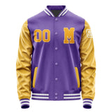 Custom Light Purple Yellow Jacket Jb2323192318191818