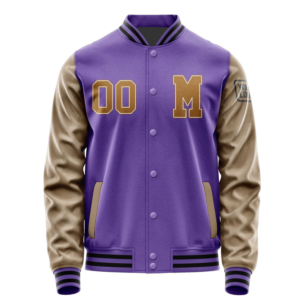 Custom Light Purple Khaki Jacket Jb2323222317221817