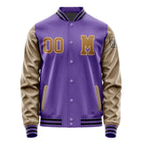 Custom Light Purple Khaki Jacket Jb2323222317221817