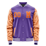 Custom Light Purple Orange Jacket Jb2323282318281818