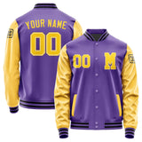 Custom Light Purple Gold Jacket