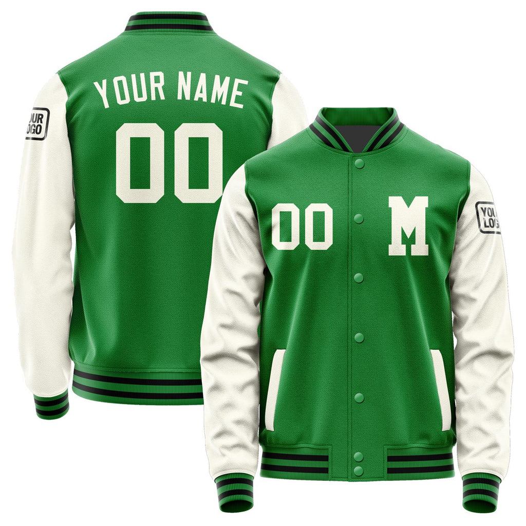 Custom Emerald Green Cream Jacket Jb2424032417031817
