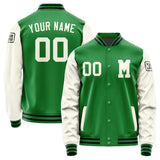 Custom Emerald Green Cream Jacket