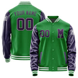 Custom Emerald Green Purple Jacket