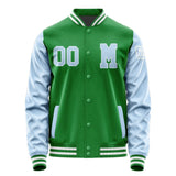 Custom Emerald Green Light Blue Jacket Jb2424082418081818