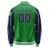 Custom Emerald Green Blue Jacket Jb2424102418101818