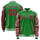Custom Emerald Green Crimson Red Jacket