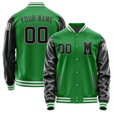 Custom Emerald Green Black Jacket Jb2424172418171818