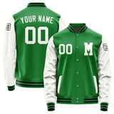 Custom Emerald Green White Jacket