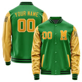 Custom Emerald Green Yellow Jacket