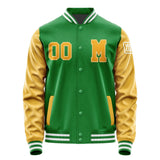 Custom Emerald Green Yellow Jacket Jb2424192418191818
