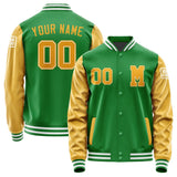 Custom Emerald Green Yellow Jacket