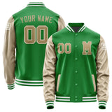 Custom Emerald Green Light Khaki Jacket