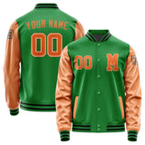 Custom Emerald Green Orange Jacket