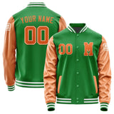 Custom Emerald Green Orange Jacket