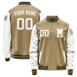 Custom Light Khaki White Jacket Jb2525182517181817