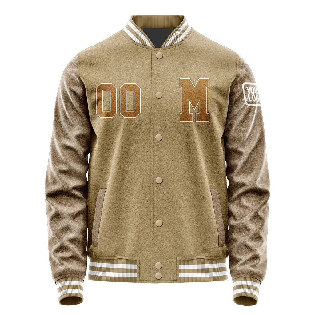 Custom Light Khaki Khaki Jacket Jb2525222518221818