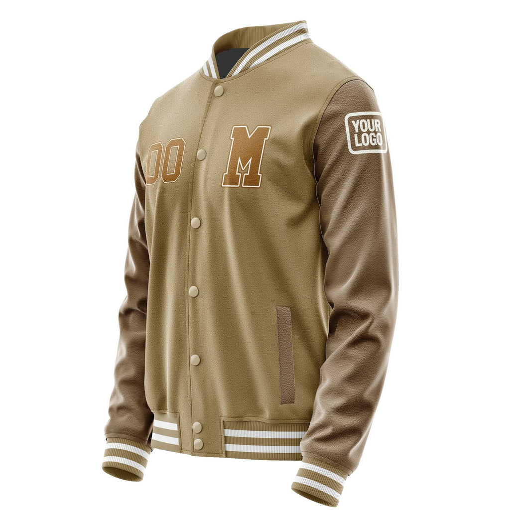 Custom Light Khaki Khaki Jacket Jb2525222518221818