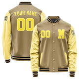 Custom Light Khaki Light Yellow Jacket