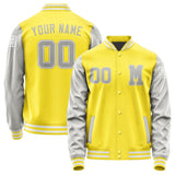 Custom Light Yellow Gray Jacket