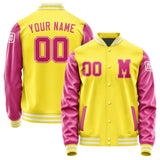Custom Light Yellow Pink Jacket