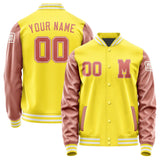 Custom Light Yellow Copper Rose Jacket