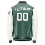 Custom Blue Green White Jacket Jb2727182717181817