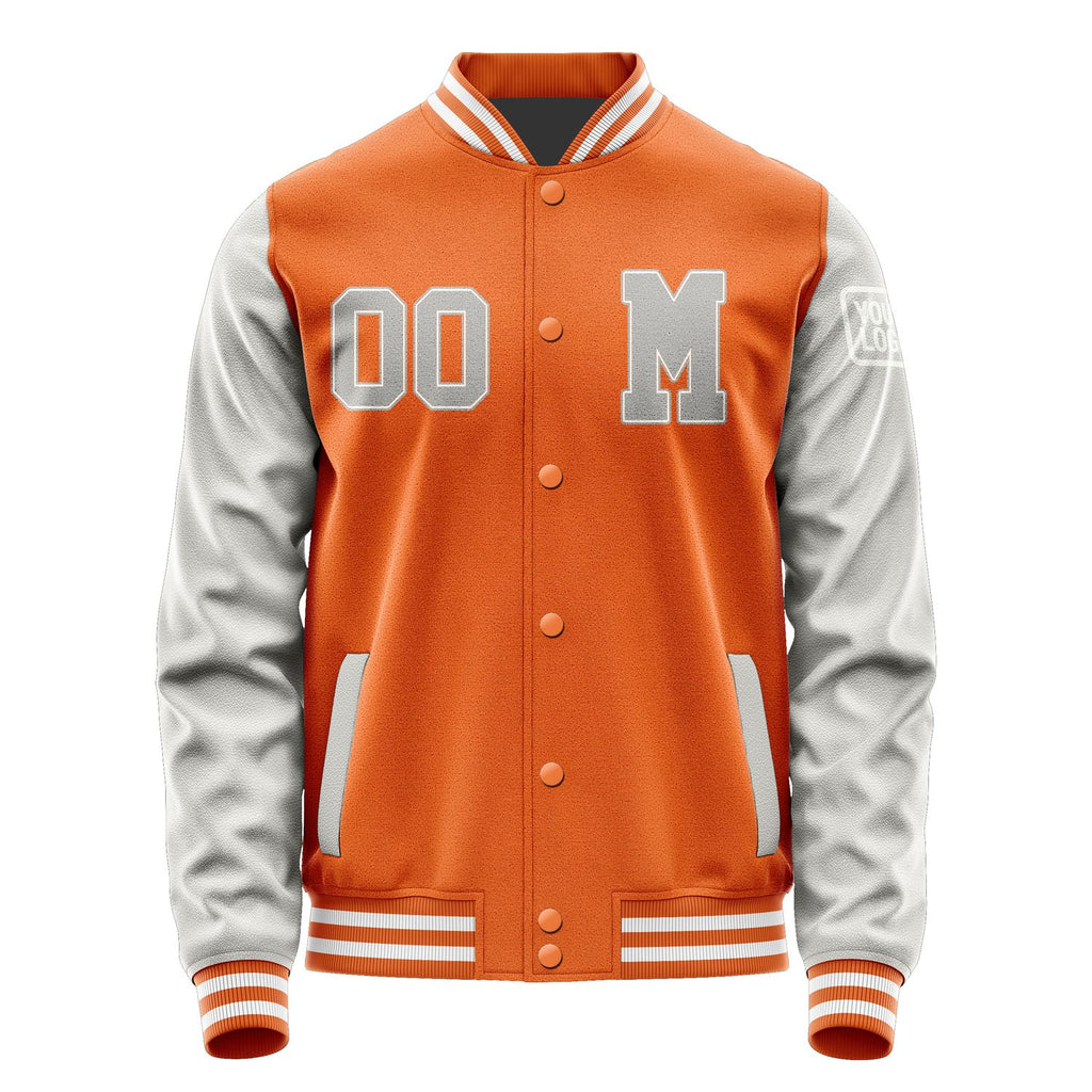 Custom Orange Gray Jacket Jb2828042818041818