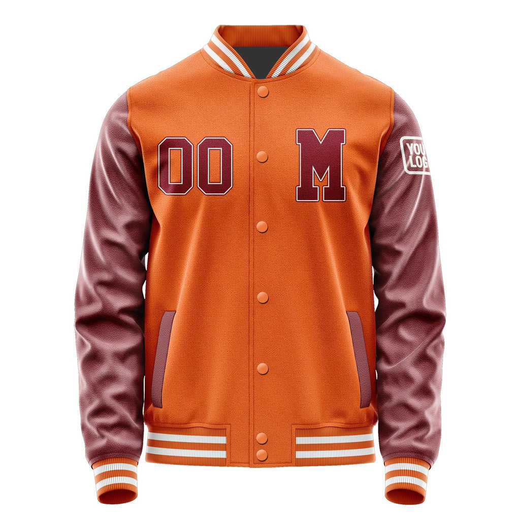 Custom Orange Crimson Red Jacket Jb2828152818151818