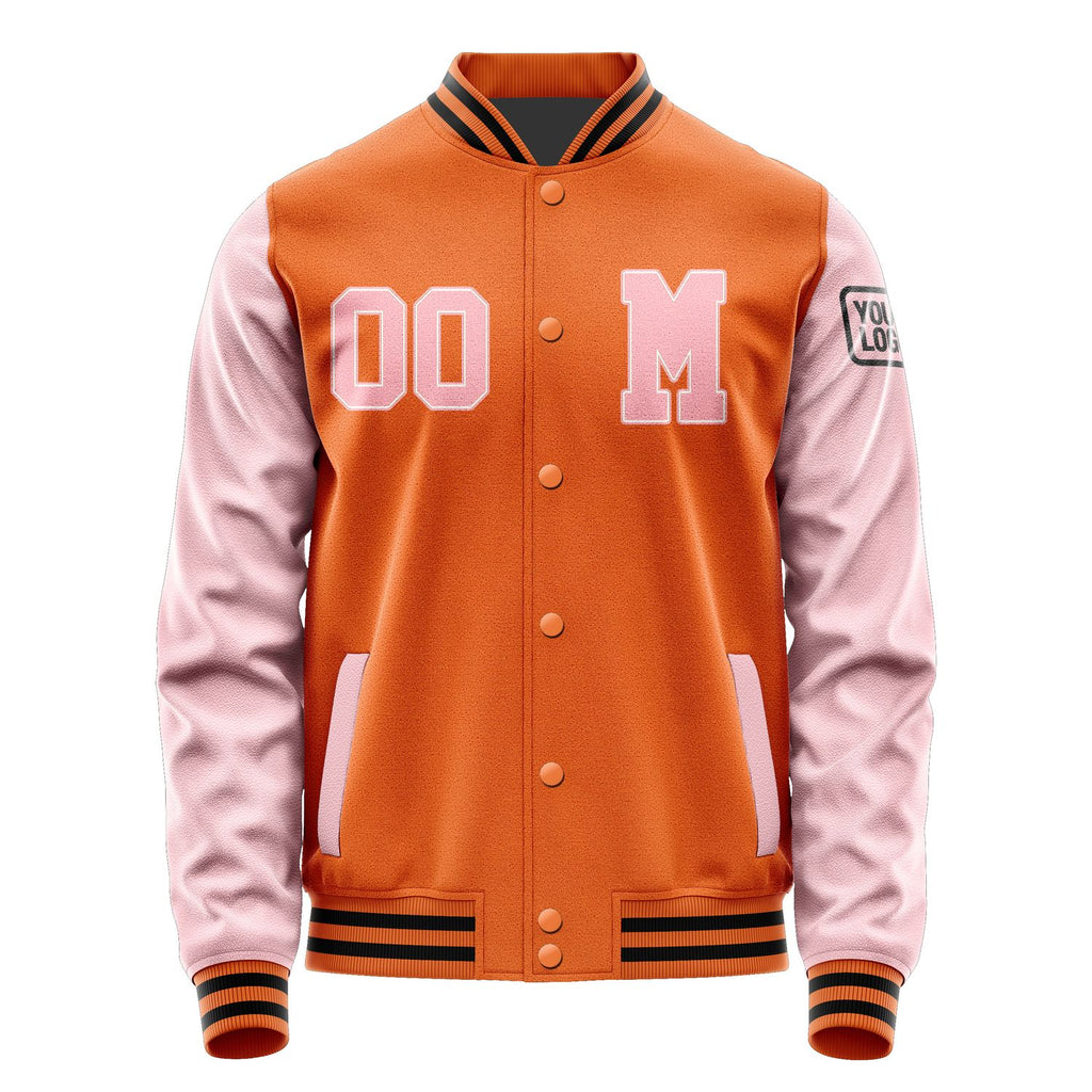 Custom Orange Light Pink Jacket Jb2828212817211817