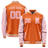 Custom Orange Light Pink Jacket