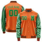 Custom Orange Emerald Green Jacket