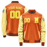 Custom Orange Light Yellow Jacket