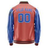 Custom Copper Rose Sky Blue Jacket Jb2929092917091817
