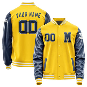 Custom Gold Blue Jacket Jb3030103018101818