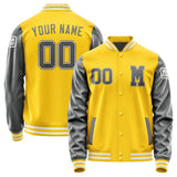Custom Gold Dark Grey Jacket