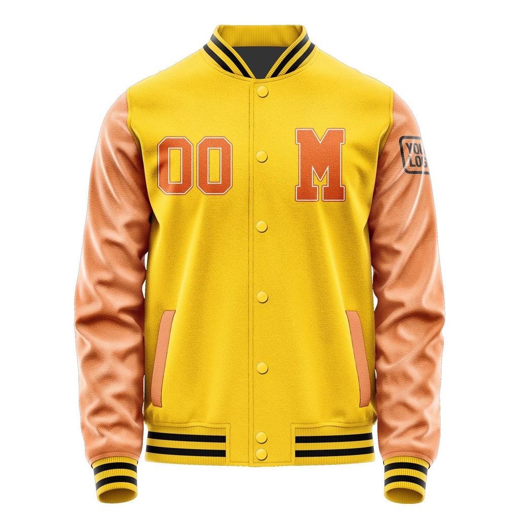 Custom Gold Orange Jacket Jb3030283017281817