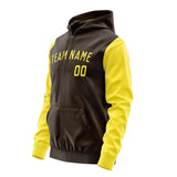 Custom Brown Light Yellow Hoodie 0101262601B31726