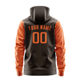 Custom Brown Orange Hoodie 0101282801B31728