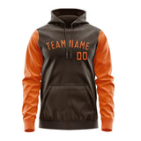 Custom Brown Orange Hoodie 0101282801B31728